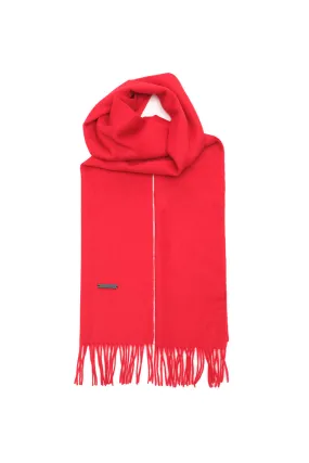 Red Pure Cashmere Patrick Scarf