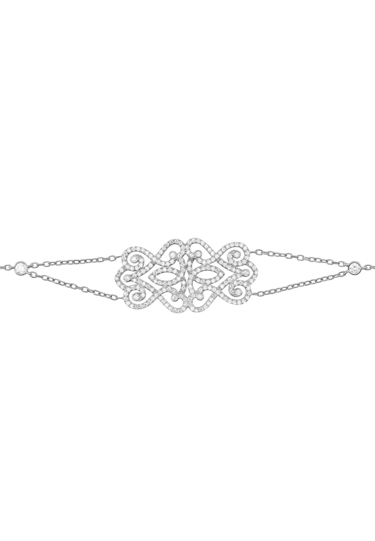 Regal Rose Bracelet Silver