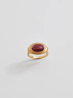 Rhodolite Màre Ring in 18k Royal Gold, Size 8