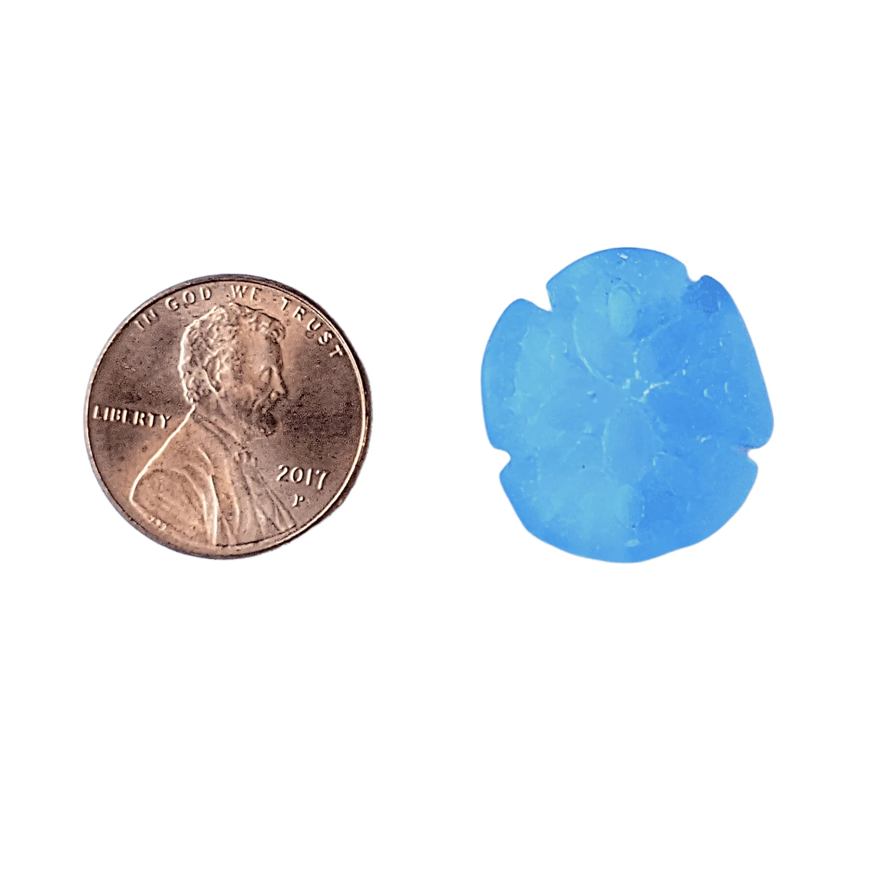 Sea Glass Sand Dollar Pendant