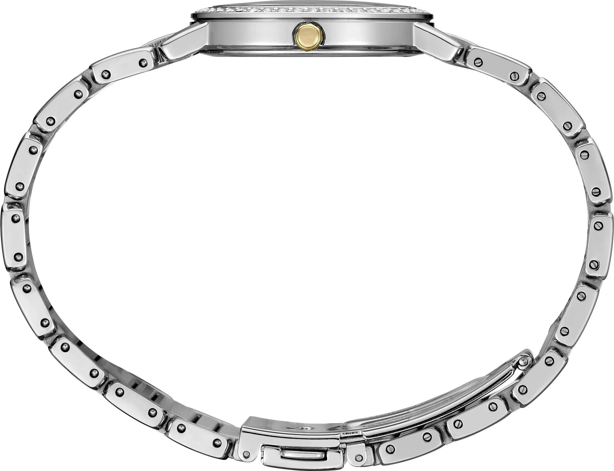 Seiko Essentials Ladies Solar Mother-of-Pearl Dial Watch SUP469