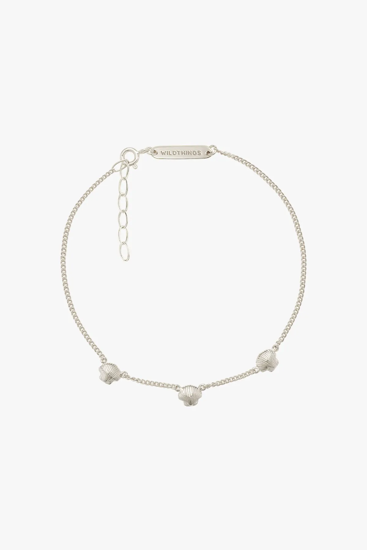 Shell bracelet silver