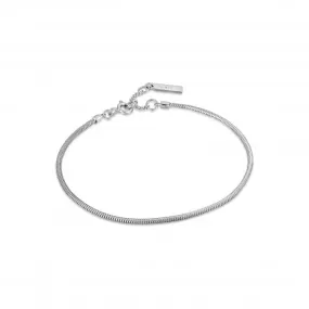 Silver Snake Chain Bracelet B038-02H