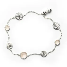 Southern Gates® Rose Quartz & Filigree Bracelet