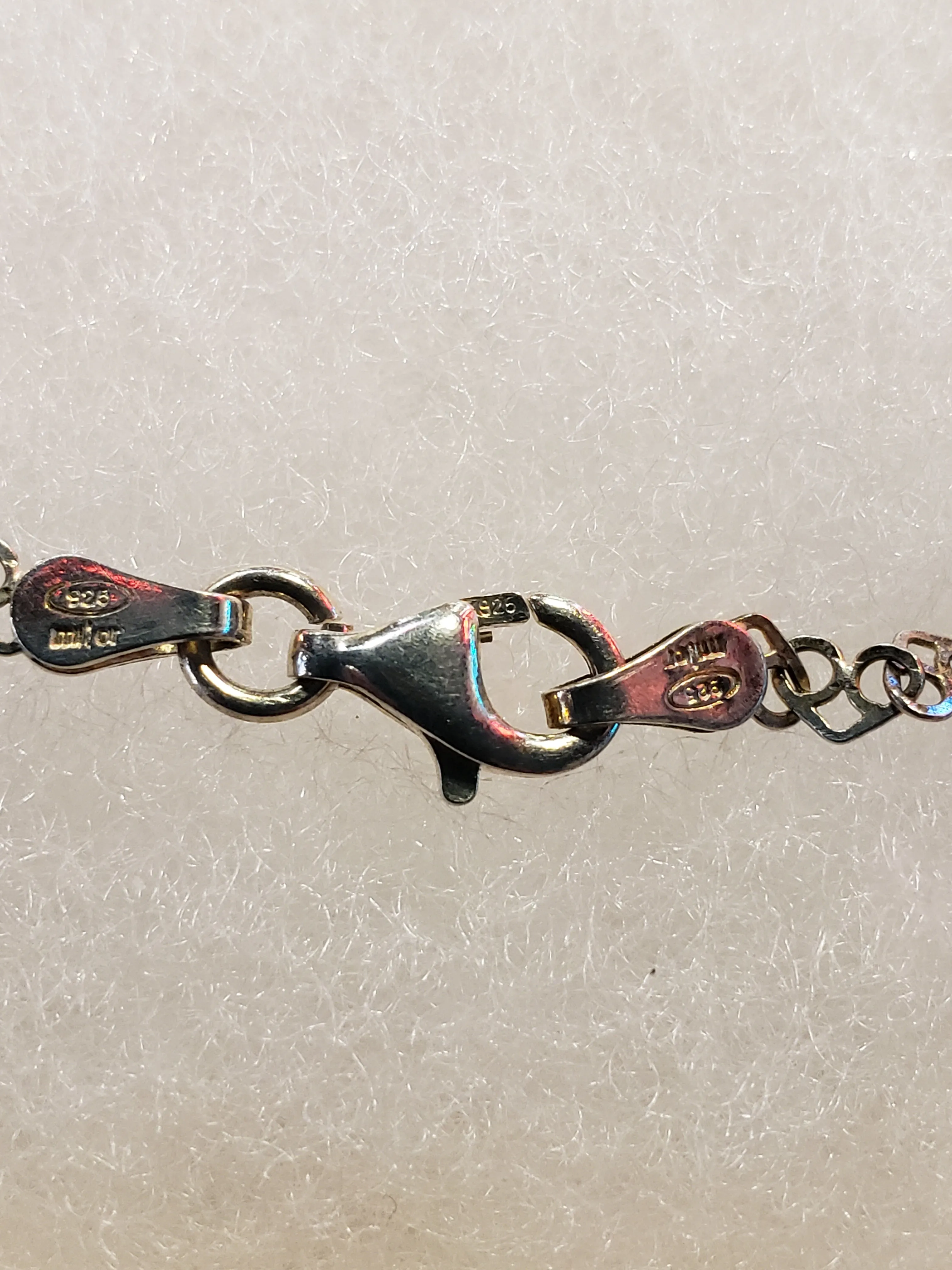Sterling (ITALY) Hearts Bracelet