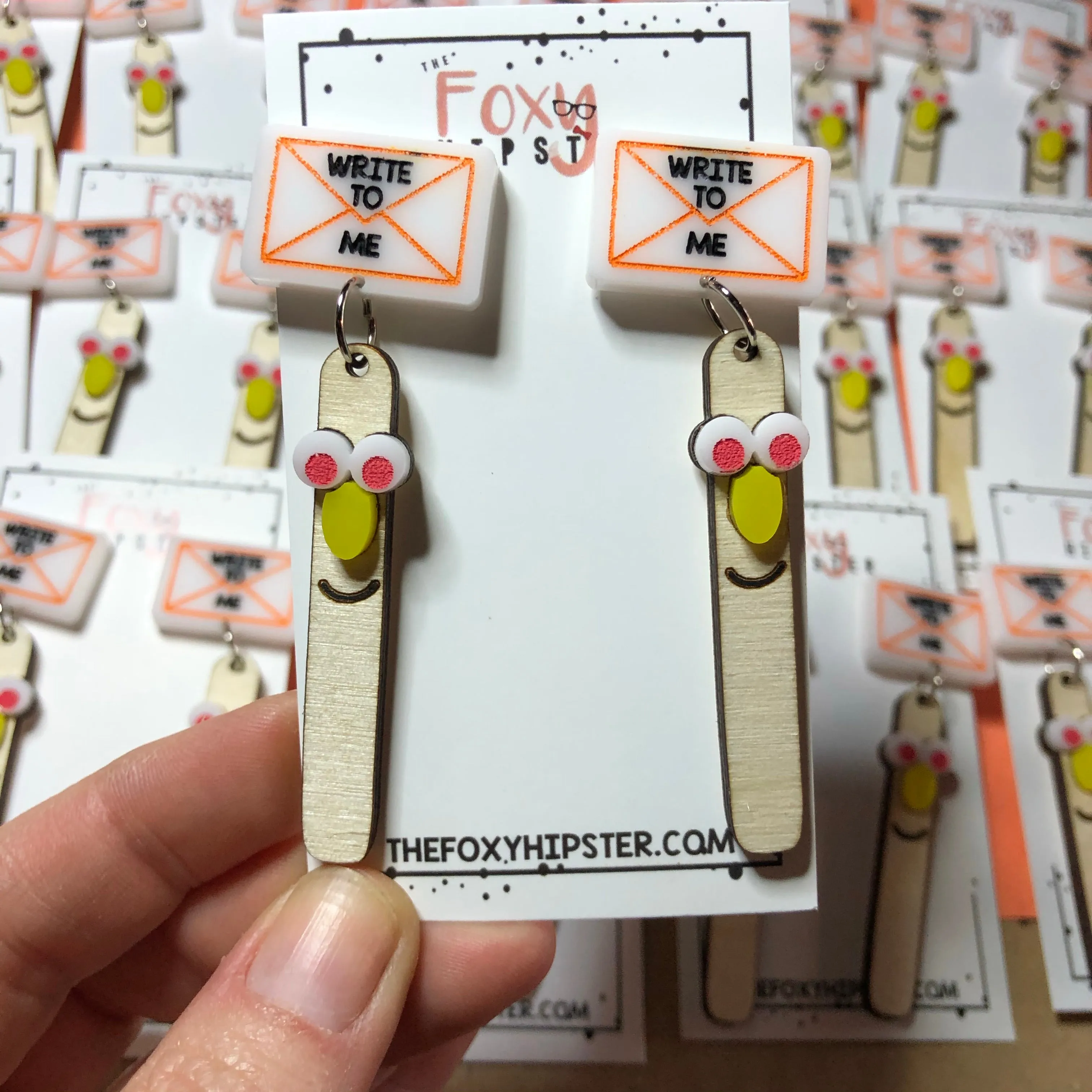 Stick Stickly Dangle Earrings