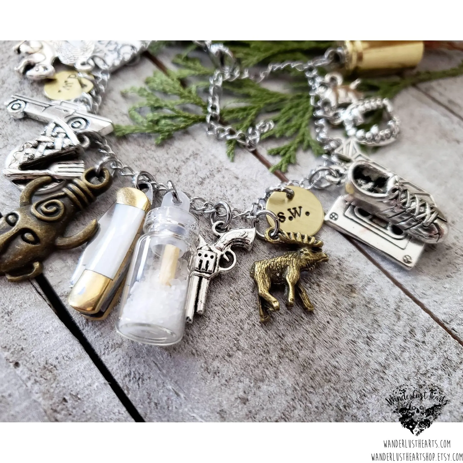Supernatural charm bracelet