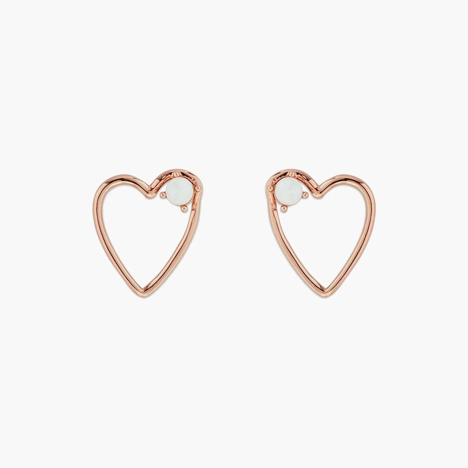 Sweetheart Stone Earrings