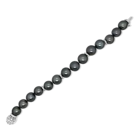 Tahitian Pearl & Diamond Bracelet