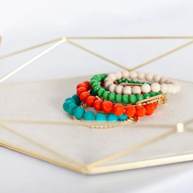Terracotta Spring Bracelet Stack