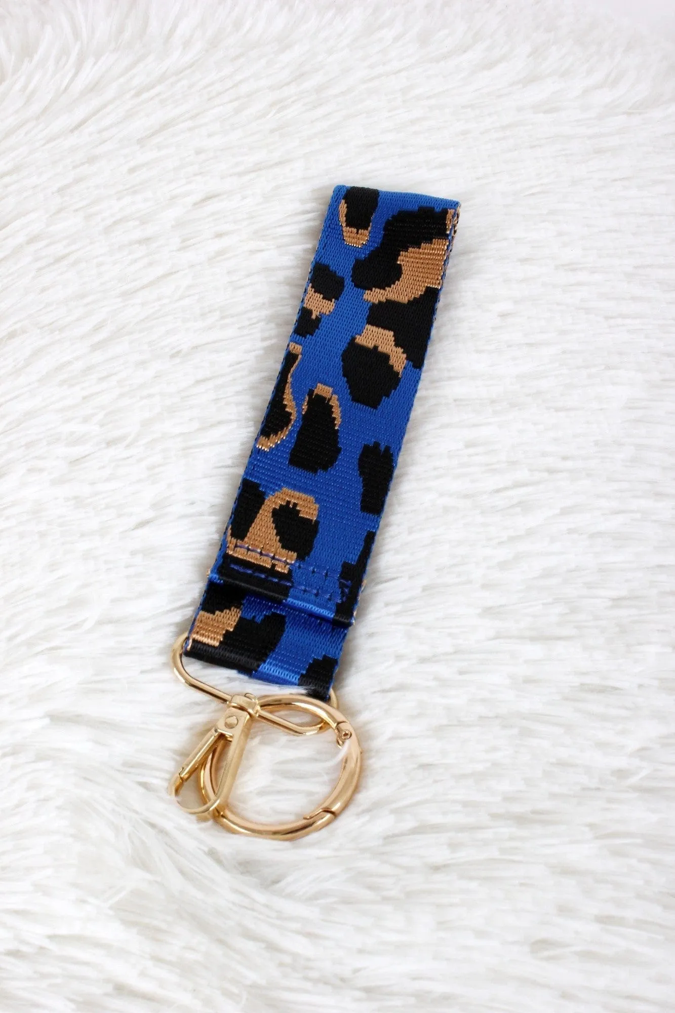 TG10269 TG10271 Animal Leopard Printed Wristband Keychain