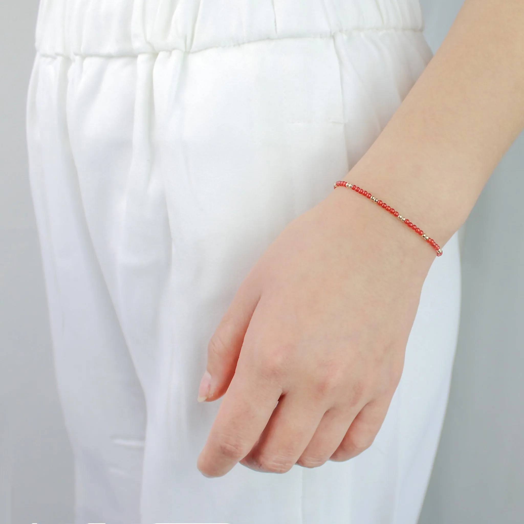 Tiny Carnelian Bracelet