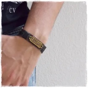 Viking Leather Bracelet