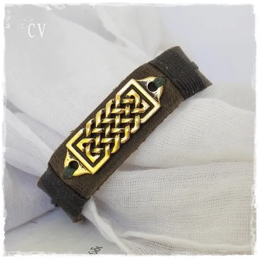 Viking Leather Bracelet