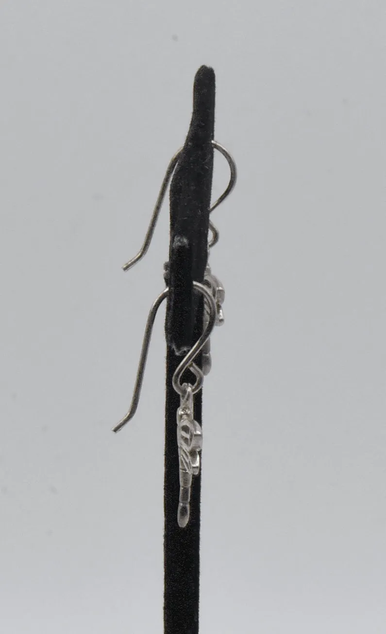 Vintage Sterling Silver Dragonfly Earrings