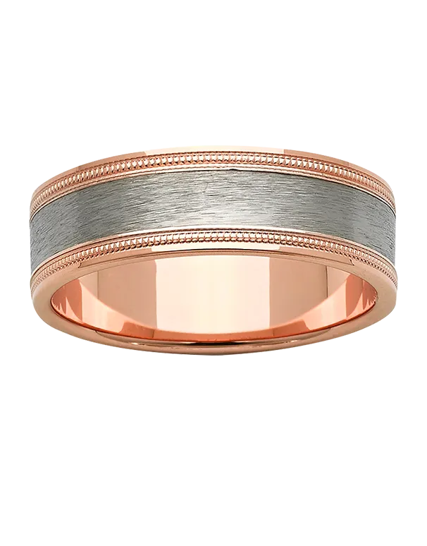 Wedding Band - Patterened Wedding Band - 781255