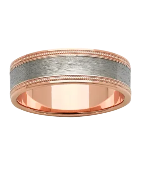 Wedding Band - Patterened Wedding Band - 781255